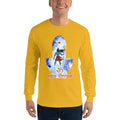 Gold / S Bengali Ultra Cotton Long Sleeve T-Shirt - Om Namah Shivay-02