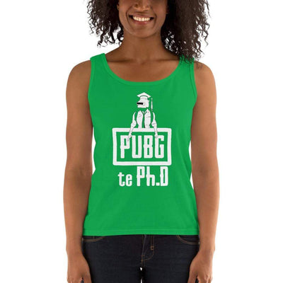 Green Apple / S Bengali Ultra Cotton Tank Top - PUBG Te PHD