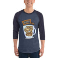 Heather Denim/Navy / XS Bengali Unisex Fine Jersey Raglan Tee   - Coffee House Er Sei Adda