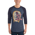 Heather Denim/Navy / XS Bengali Unisex Fine Jersey Raglan Tee -Eso He Baishakh