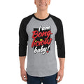 Heather Grey/Black / L Bengali Unisex Fine Jersey Raglan Tee - Bong-licious