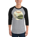 Heather Grey/Black / L Bengali Unisex Fine Jersey Raglan Tee - My Kolkata Tram