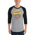 Heather Grey/Black / S Bengali Unisex Fine Jersey Raglan Tee -Purano Sei Diner Kotha