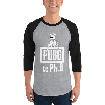 Heather Grey/Black / XS Bengali Unisex Fine Jersey Raglan Tee - PUBG Te PHD