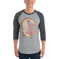 Heather Grey/Heather Charcoal / XS Bengali Unisex Fine Jersey Raglan Tee -Eso He Baishakh