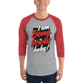 Heather Grey/Heather Red / XS Bengali Unisex Fine Jersey Raglan Tee - Bong-licious