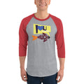 Heather Grey/Heather Red / XS Bengali Unisex Fine Jersey Raglan Tee   - I love you so much