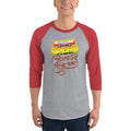 Heather Grey/Heather Red / XS Bengali Unisex Fine Jersey Raglan Tee -Purano Sei Diner Kotha