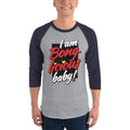 Heather Grey/Navy / XS Bengali Unisex Fine Jersey Raglan Tee - Bong-licious