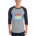 Heather Grey/Navy / XS Bengali Unisex Fine Jersey Raglan Tee   - Jhinku Baudi