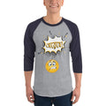 Heather Grey/Navy / XS Bengali Unisex Fine Jersey Raglan Tee   - Mereche!