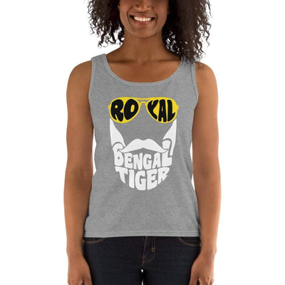 Heather Grey / S Bengali Ultra Cotton Tank Top - Royal Bengal Tiger