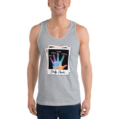 Heather Grey / XS Bengali Fine Jersey Tank Top Unisex - Bondhu Forever