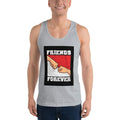 Heather Grey / XS Bengali Fine Jersey Tank Top Unisex - Friends Forever