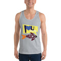 Heather Grey / XS Bengali Fine Jersey Tank Top Unisex - I love you so much