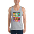 Heather Grey / XS Bengali Fine Jersey Tank Top Unisex - Phuchka and Friends