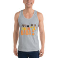 Heather Grey / XS Bengali Fine Jersey Tank Top Unisex - Tui Ki Parar Dada?