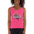 Hot Pink / S Bengali Ultra Cotton Tank Top - Amar Bhasha Amar Ohonkar