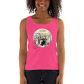 Hot Pink / S Bengali Ultra Cotton Tank Top - Amar Kolkata-Rickshow