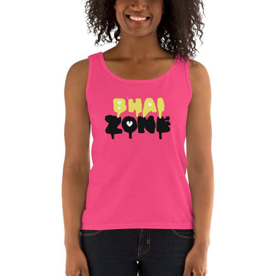 Hot Pink / S Bengali Ultra Cotton Tank Top - Bhai Zone