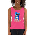 Hot Pink / S Bengali Ultra Cotton Tank Top - Har Har Mahadev