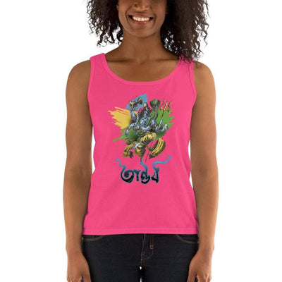 Hot Pink / S Bengali Ultra Cotton Tank Top - Tandav