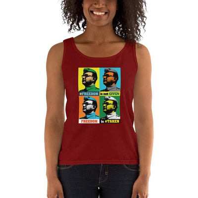 Independence Red / S Bengali Ultra Cotton Tank Top - Netaji