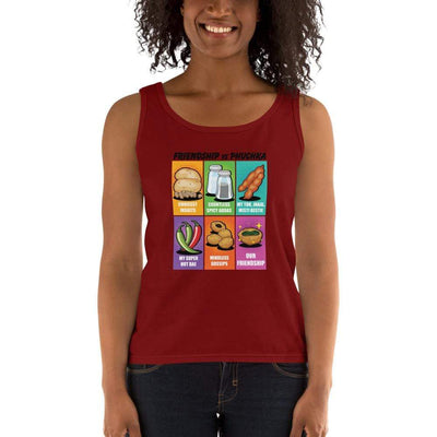 Independence Red / S Bengali Ultra Cotton Tank Top - Phuchka and Friends