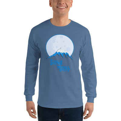 Indigo Blue / S Bengali Ultra Cotton Long Sleeve T-Shirt - Being Bangali