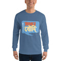 Indigo Blue / S Bengali Ultra Cotton Long Sleeve T-Shirt - Jhinku Baudi