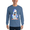 Indigo Blue / S Bengali Ultra Cotton Long Sleeve T-Shirt - Om Namah Shivay-02