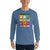 Indigo Blue / S Bengali Ultra Cotton Long Sleeve T-Shirt -Phuchka and Friends