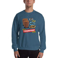 Indigo Blue / S Bengali Unisex Heavy Blend Crewneck Sweatshirt -Bong Friendship Goals