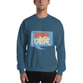 Indigo Blue / S Bengali Unisex Heavy Blend Crewneck Sweatshirt - Jhinku Baudi