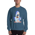 Indigo Blue / S Bengali Unisex Heavy Blend Crewneck Sweatshirt - Om Namah Shivay-02