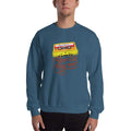 Indigo Blue / S Bengali Unisex Heavy Blend Crewneck Sweatshirt -Purano Sei Diner Kotha