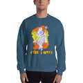 Indigo Blue / S Bengali Unisex Heavy Blend Crewneck Sweatshirt - Vidya Roopeno