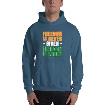 Indigo Blue / S Freedomi Unisex Heavy Blend Hooded Sweatshirt - Freedom