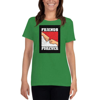 Irish Green / S Bengali Heavy Cotton Short Sleeve T-Shirt -Friends Forever