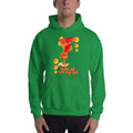 Irish Green / S Bengali Unisex Heavy Blend Hooded Sweatshirt - Bangalir Ruchi, Dhaker Tale Dhunuchi