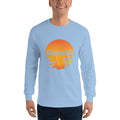 Light Blue / S Bengali Ultra Cotton Long Sleeve T-Shirt - Howrah by the Dawn