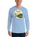 Light Blue / S Bengali Ultra Cotton Long Sleeve T-Shirt - My Kolkata Tram