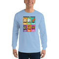 Light Blue / S Bengali Ultra Cotton Long Sleeve T-Shirt -Phuchka and Friends