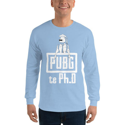 Light Blue / S Bengali Ultra Cotton Long Sleeve T-Shirt - PUBG Te PHD