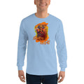 Light Blue / S Bengali Ultra Cotton Long Sleeve T-Shirt - TrishulDhaarini