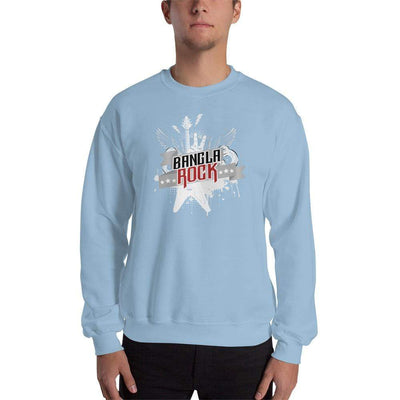 Light Blue / S Bengali Unisex Heavy Blend Crewneck Sweatshirt -Bangla Rock