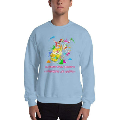 Light Blue / S Bengali Unisex Heavy Blend Crewneck Sweatshirt - Khol Dwar Khol- Laglo Je Dol