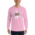 Light Pink / S Bengali Ultra Cotton Long Sleeve T-Shirt -Bangla Rock