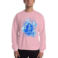 Light Pink / S Bengali Unisex Heavy Blend Crewneck Sweatshirt - Om Namah Shivay-03