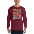 Maroon / S Bengali Ultra Cotton Long Sleeve T-Shirt - Bangla Love